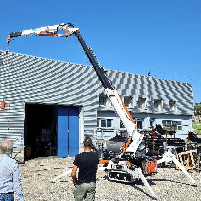 Location de mini grue ou Grue araigné